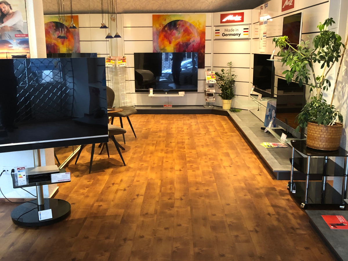 Metz TV-Verkaufsbereich